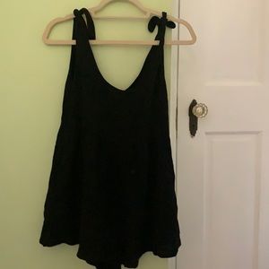 Black romper from princess polly